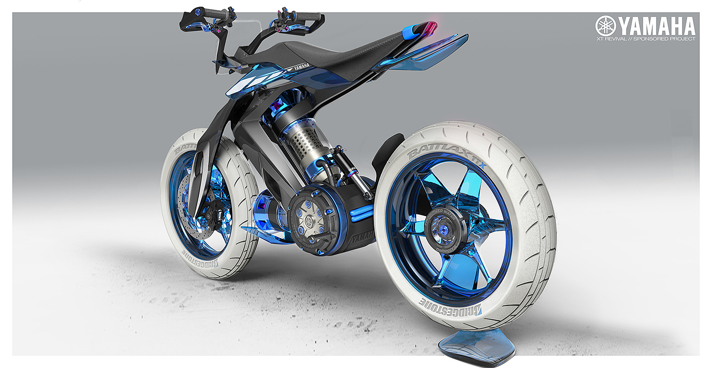 conceptual design，Intelligent technology，industrial design，Motorcycle design，Yamaha，