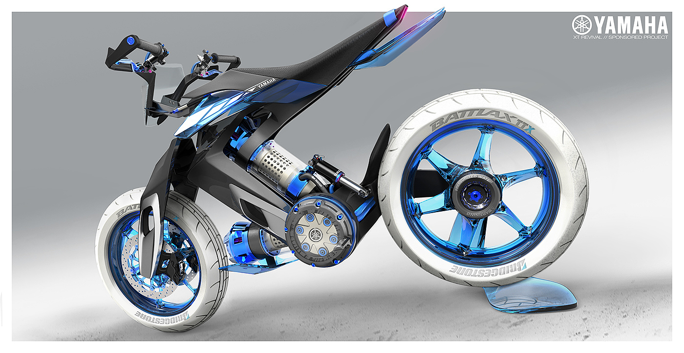 conceptual design，Intelligent technology，industrial design，Motorcycle design，Yamaha，