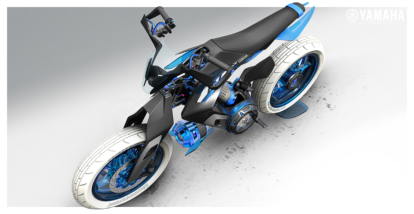 conceptual design，Intelligent technology，industrial design，Motorcycle design，Yamaha，