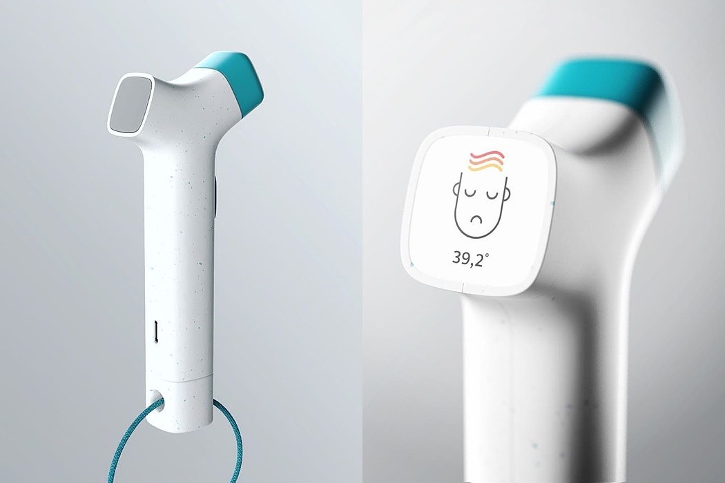 interactive，Silicone Cap，removable，Rechargeable，The thermometer，