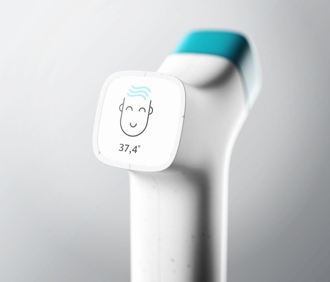 interactive，Silicone Cap，removable，Rechargeable，The thermometer，