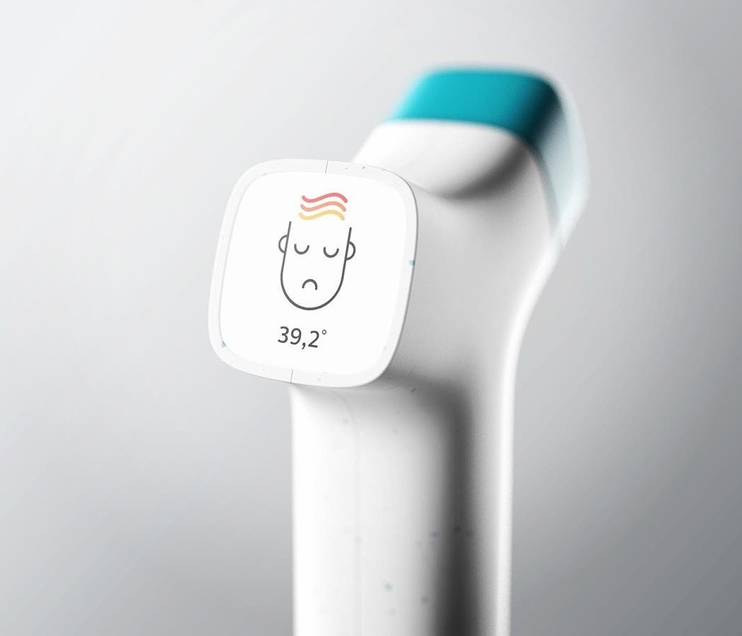 interactive，Silicone Cap，removable，Rechargeable，The thermometer，