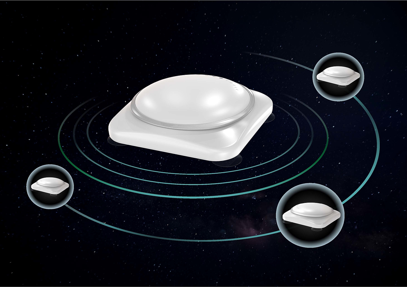 ufo，portable battery，solar energy，lovely，
