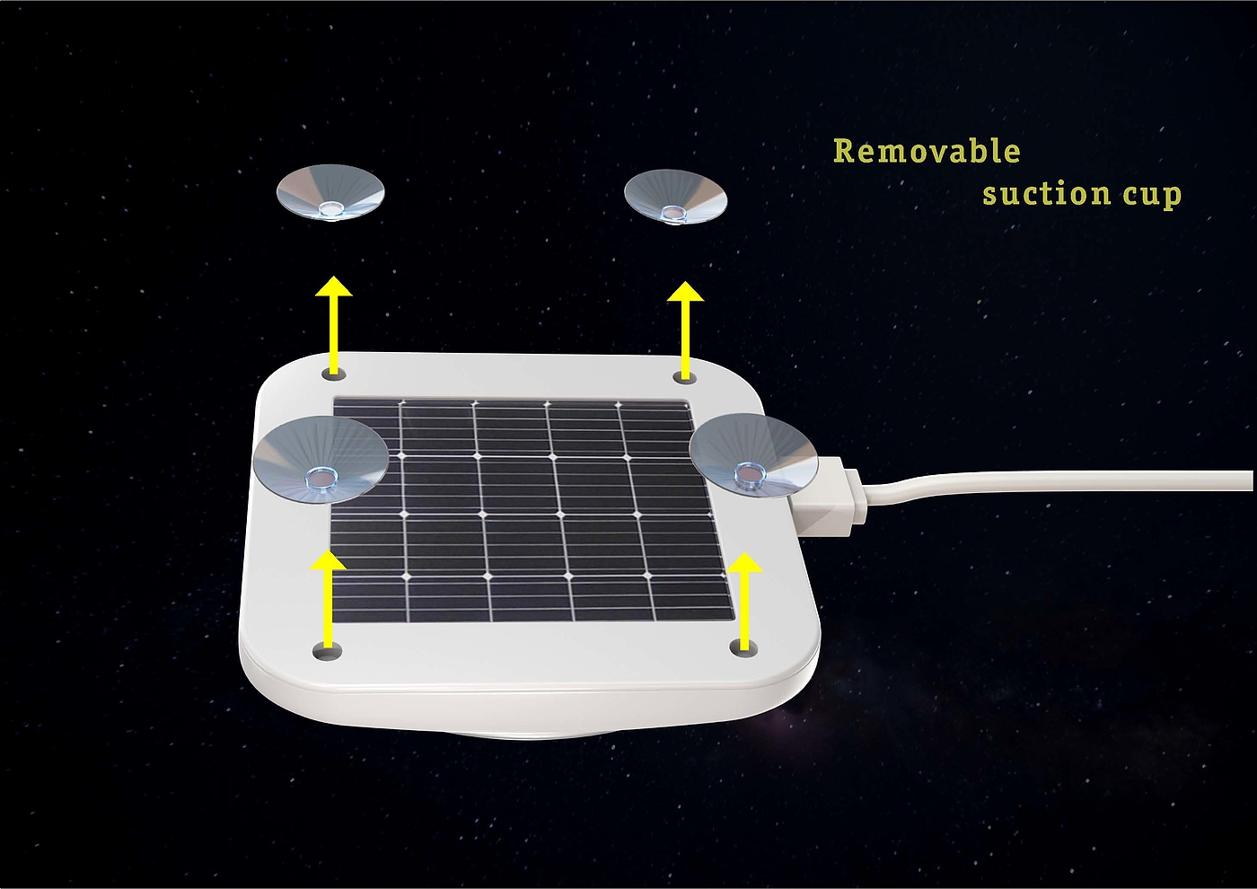 ufo，portable battery，solar energy，lovely，