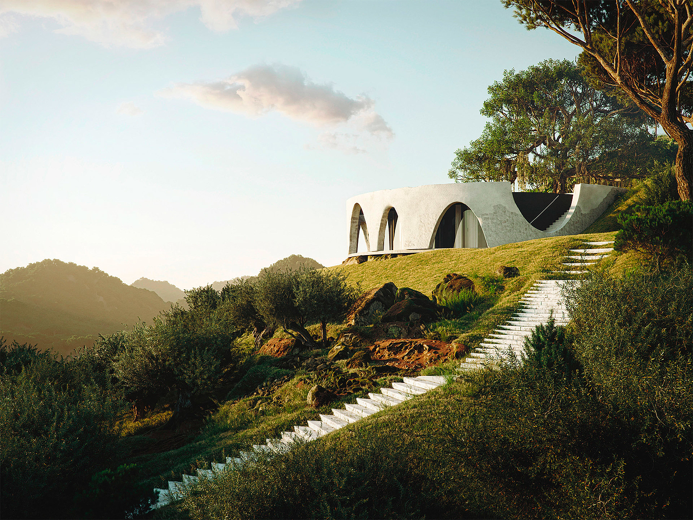 Architectural concept，Bartosz Domiczek，Building houses，