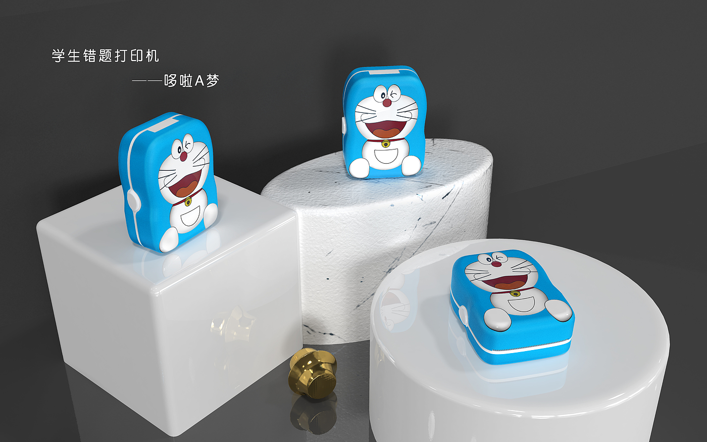 printer，Mini，Doraemon，