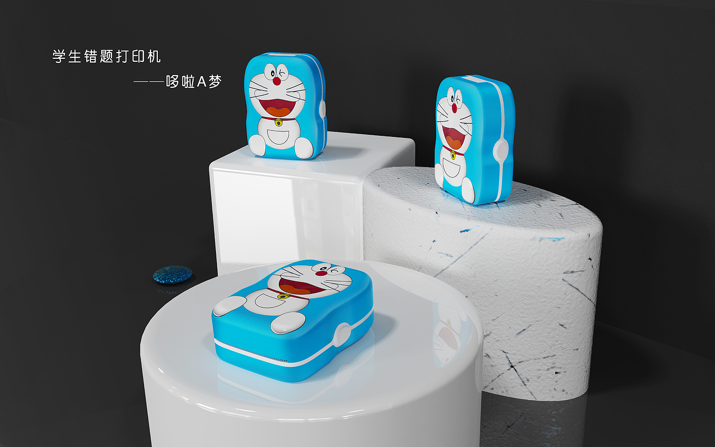 printer，Mini，Doraemon，