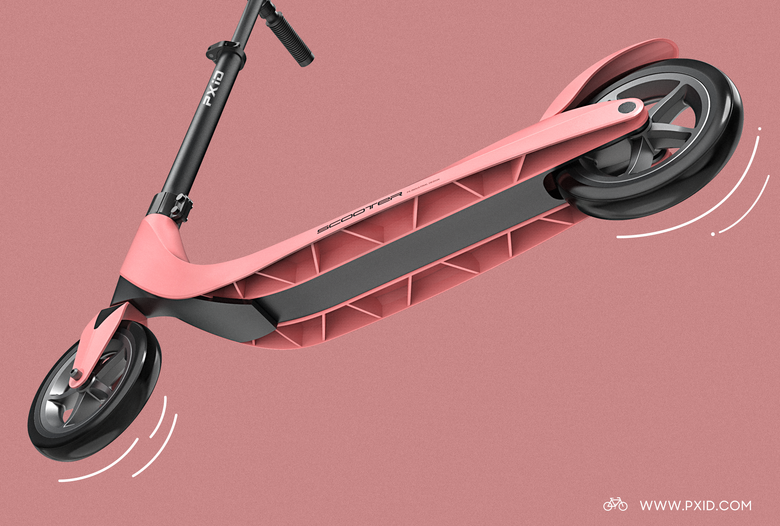 Scooter，Scooter design，Design of transportation tools，Electric scooter，