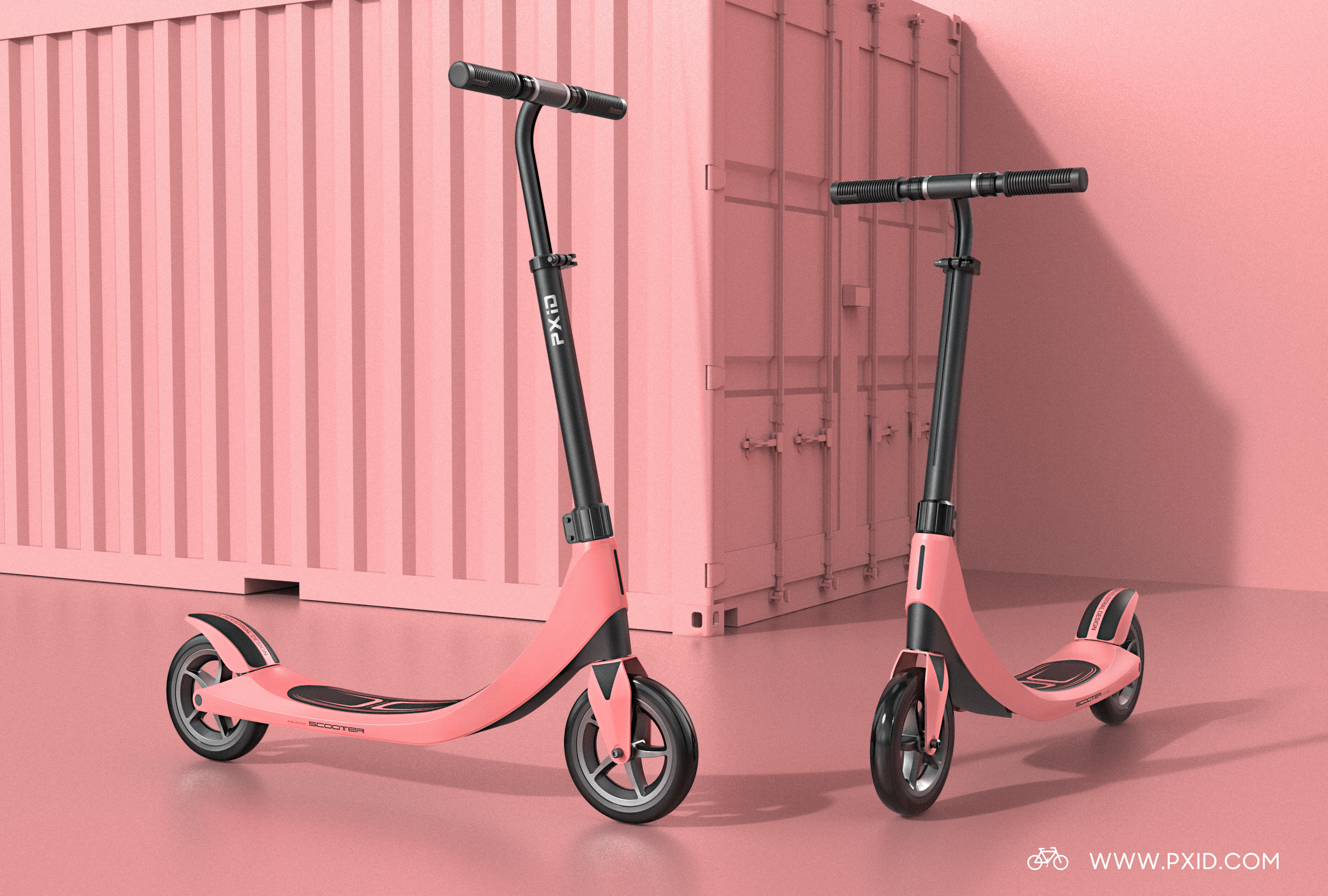 Scooter，Scooter design，Design of transportation tools，Electric scooter，