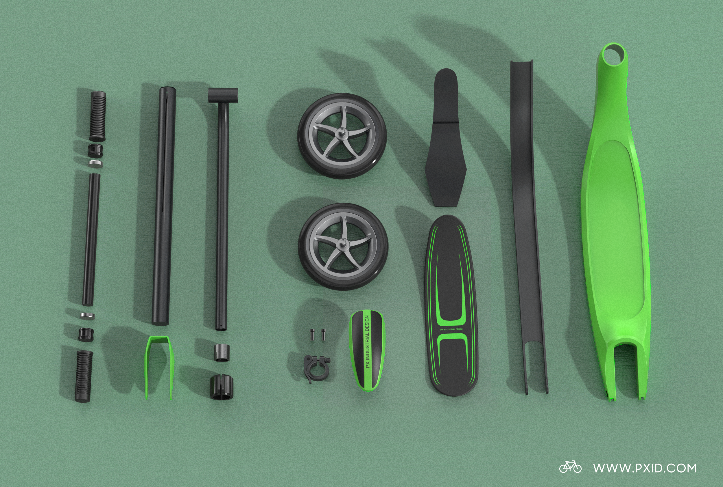 Scooter，Scooter design，Design of transportation tools，Electric scooter，