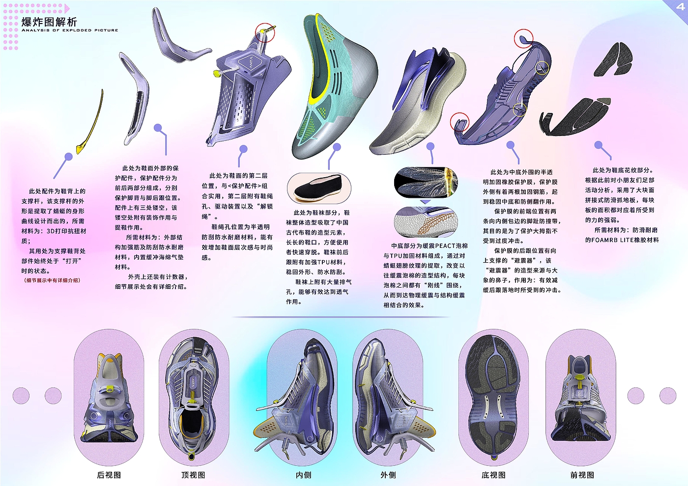 Original children's shoes, running shoes and sports shoes design，