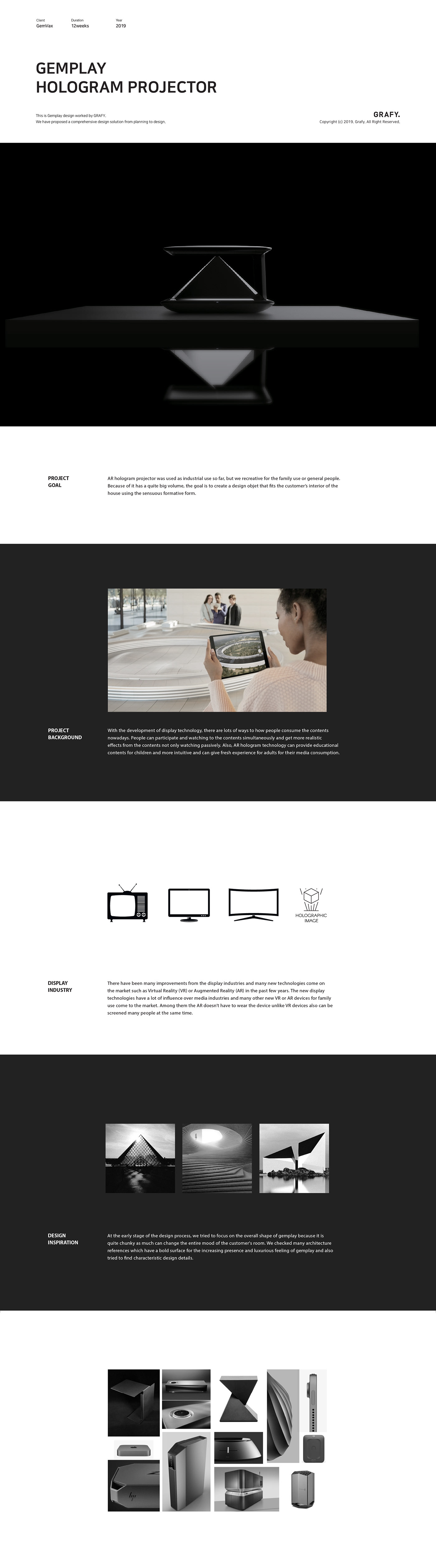 Holographic projector，Gemplay，ar，