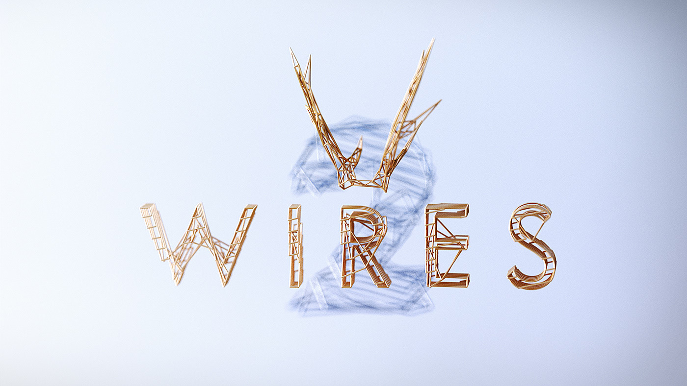 WIRES，originality，animal，Low polygon，Digital art，
