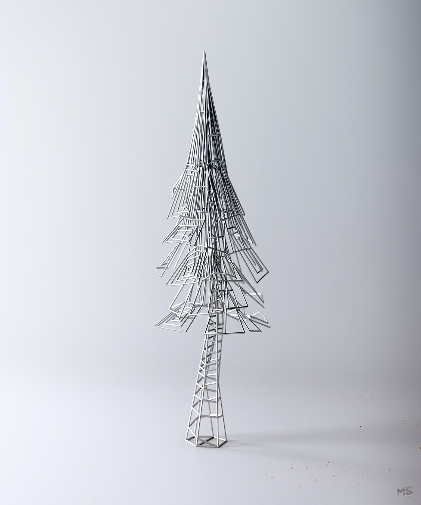 WIRES，originality，animal，Low polygon，Digital art，