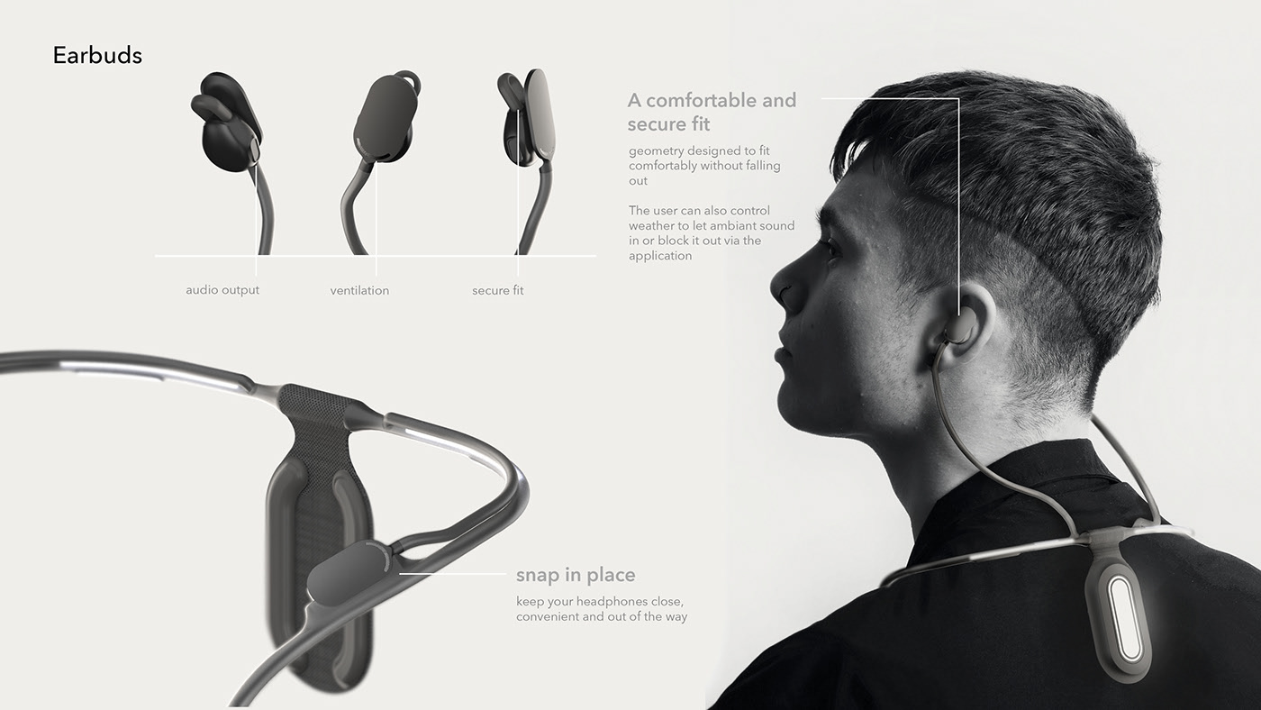 product design，industrial design，Efficient work，Earplugs，headset，