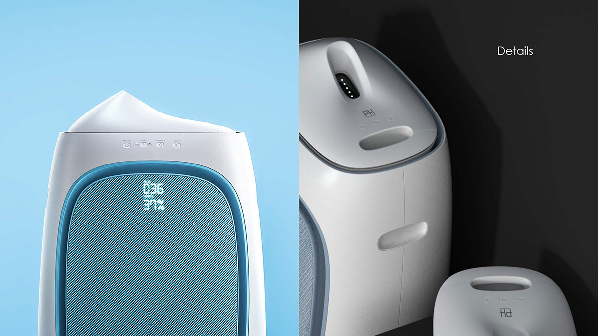 air cleaner，Humidifier，customized，industrial design，product design，
