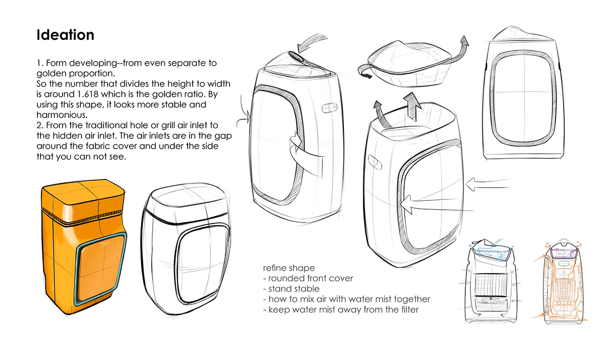 air cleaner，Humidifier，customized，industrial design，product design，