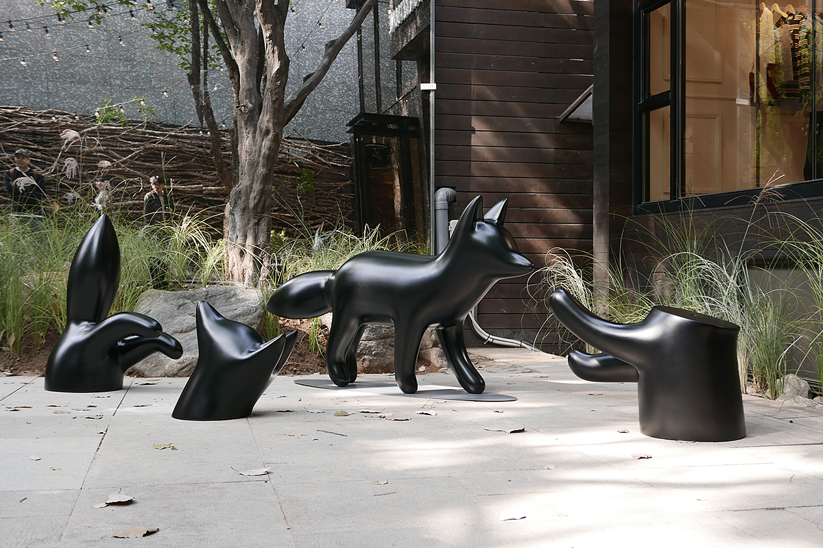 Sculpture design，fox，Giant Fox，industrial design，