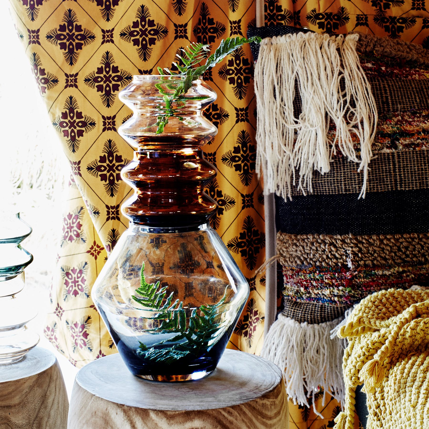 2018 red dot design concept award，Stackable Vase，Glass，vase，split，