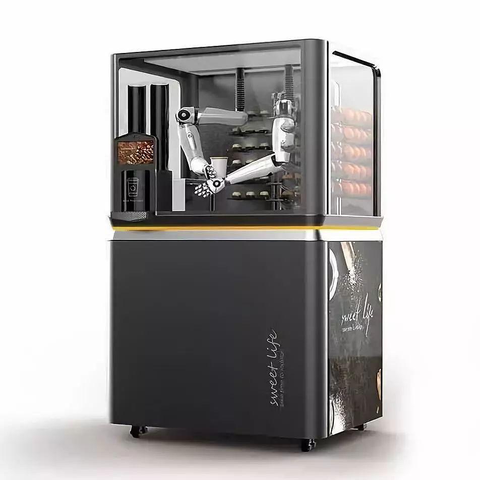2018 red dot design concept award，Robot bar，Robotic Bar，Freshly-Made，fully automatic，