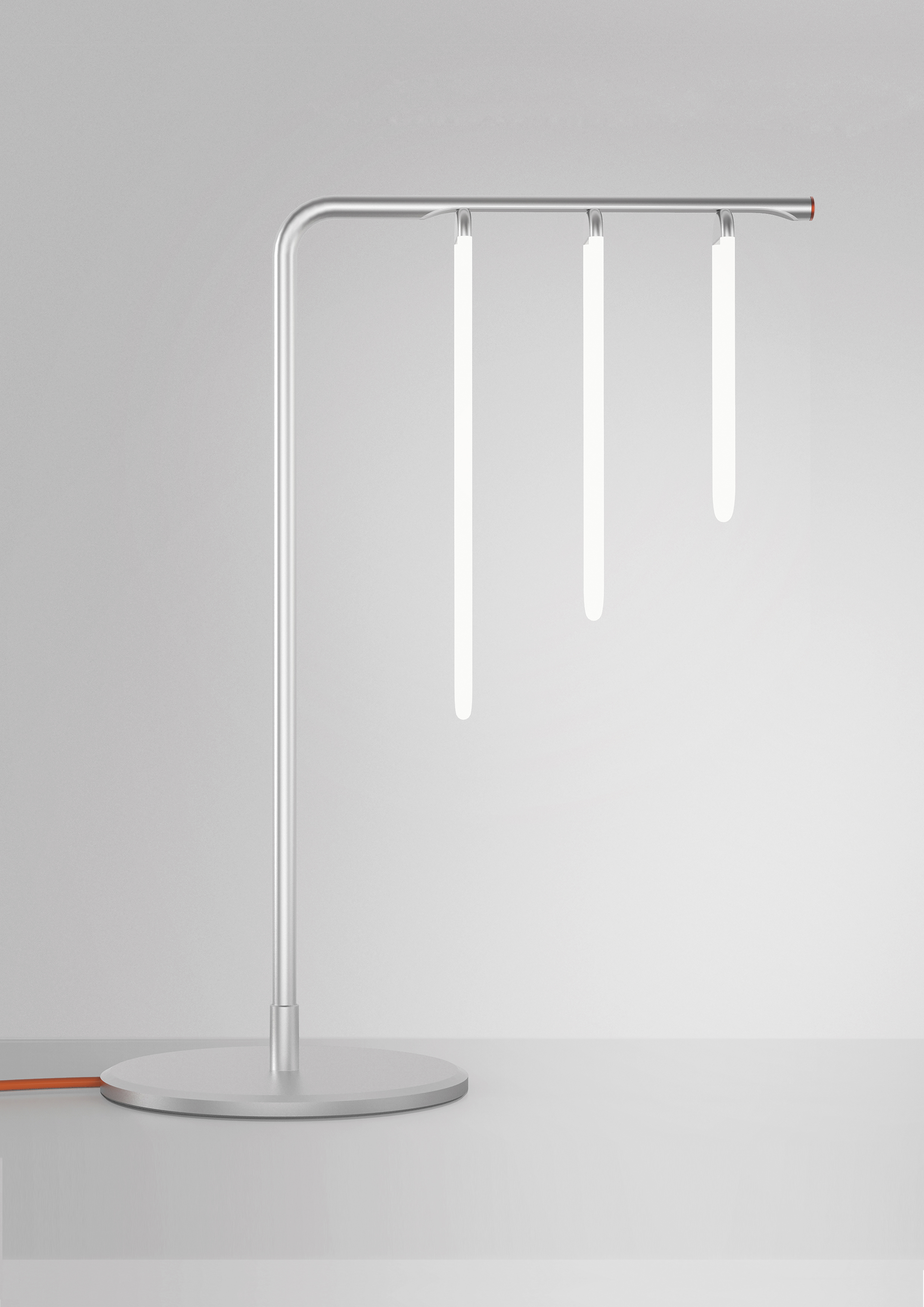 2018 red dot design concept award，Modular Desk Lamp，Lighting，lighting，Oxide blast metal，disassemble，