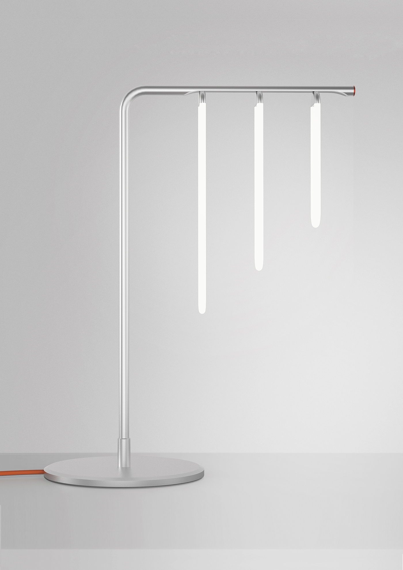 2018 red dot design concept award，Modular Desk Lamp，Lighting，lighting，Oxide blast metal，disassemble，