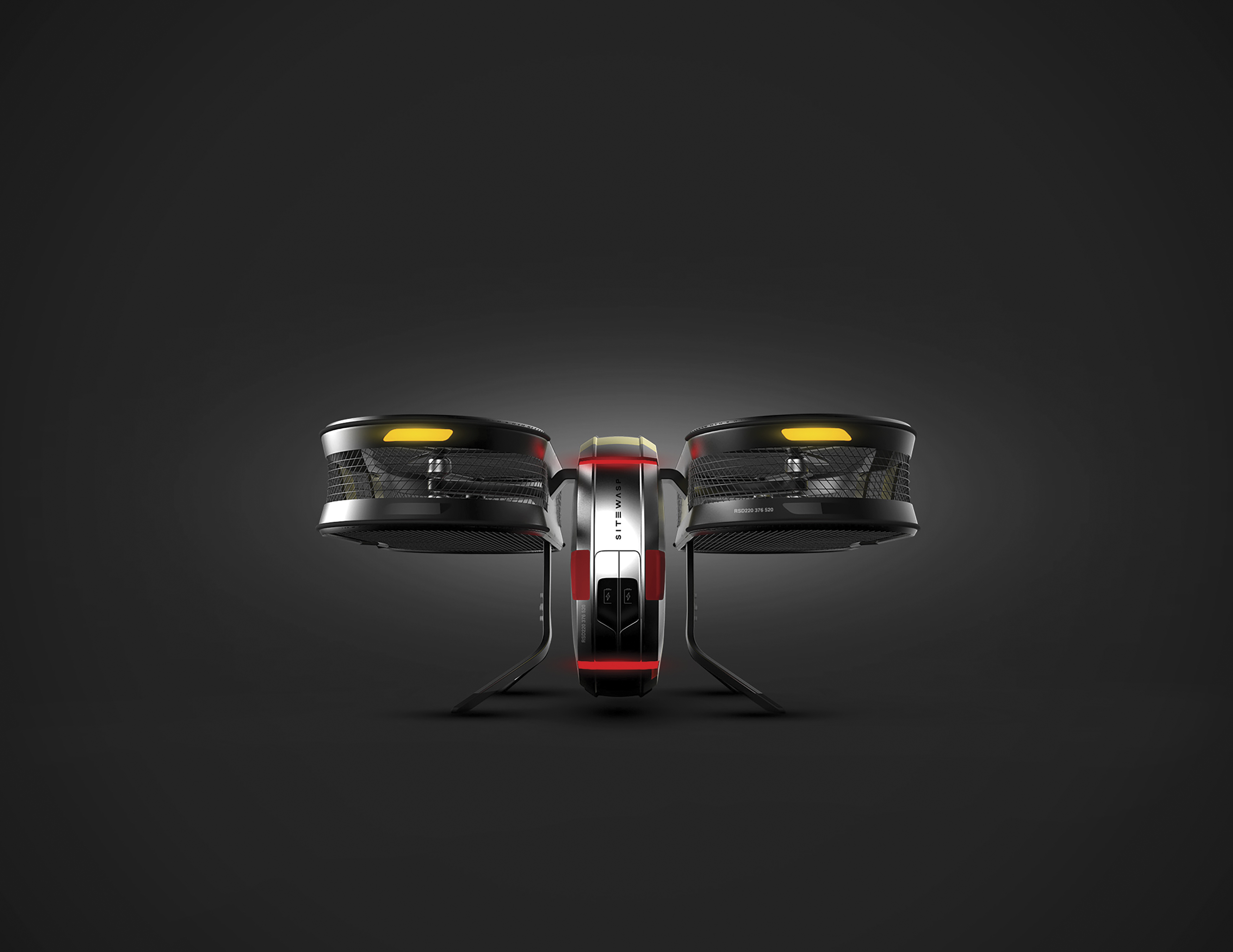 2018 red dot design concept award，SiteWasp，UAV，3d，