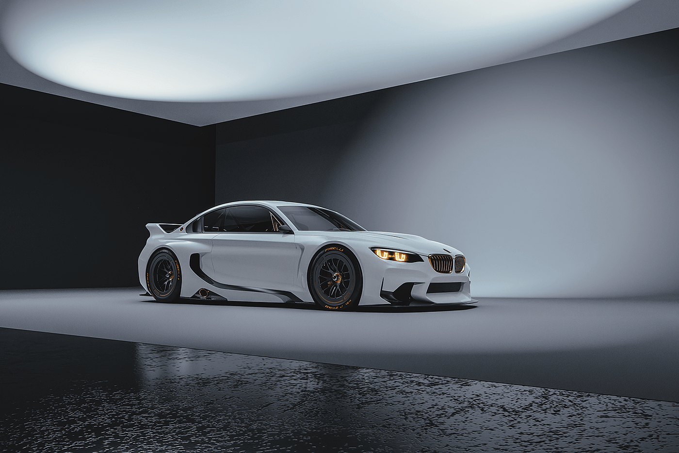 bmw，Automobile design，Digital art，industrial design，