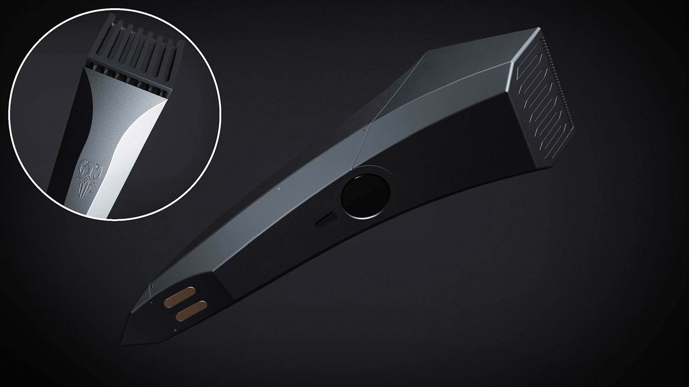 product design，Intelligent technology，design sketch，shaving，industrial design，