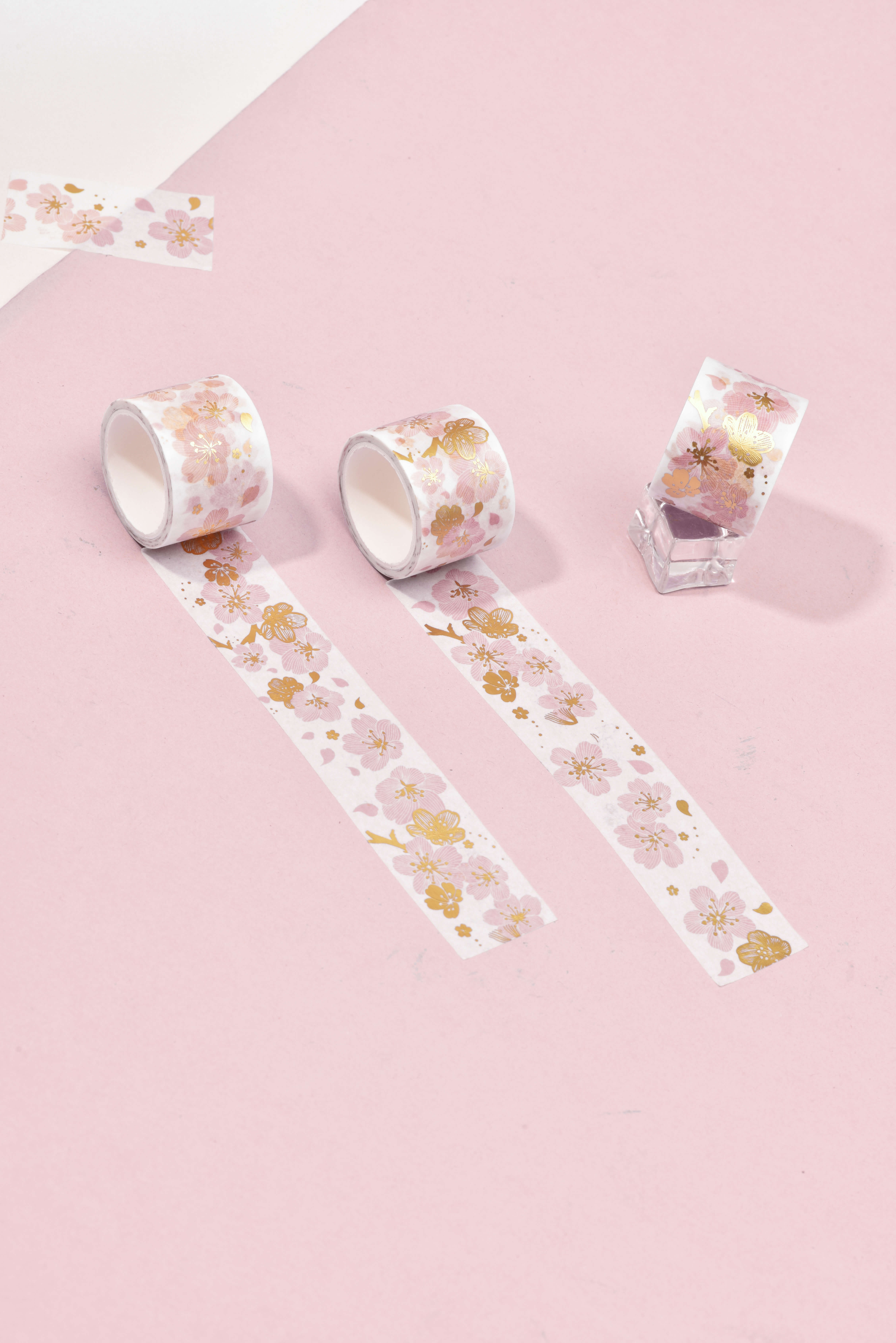 adhesive tape，cherry blossoms，Design，gilding，