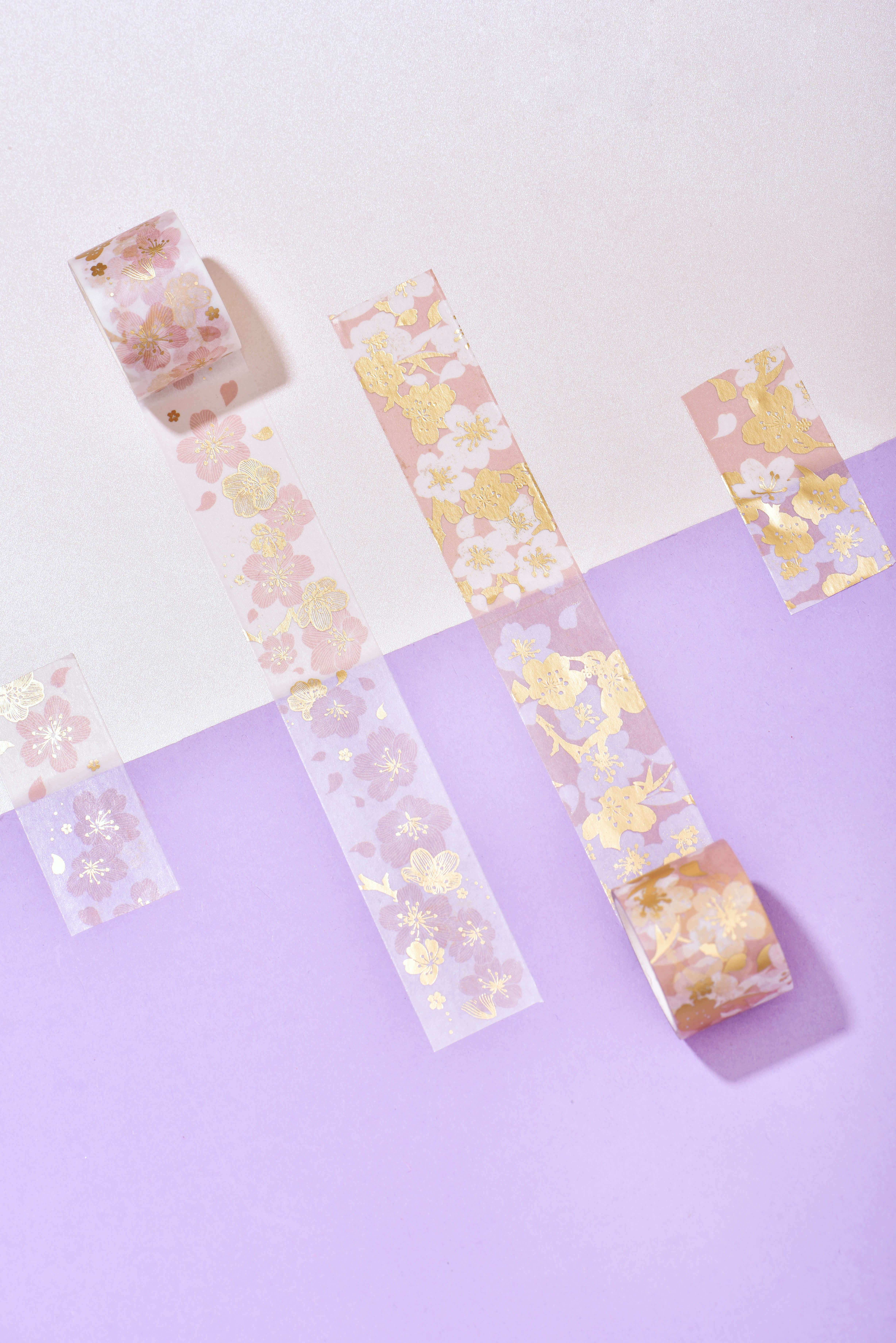 adhesive tape，cherry blossoms，Design，gilding，