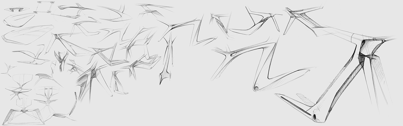 product design，industrial design，Bicycle，concept，Simplicity，