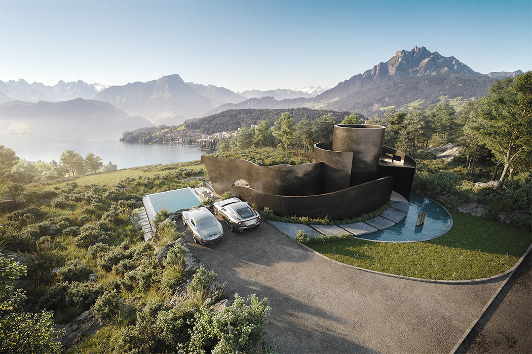 Concept House，Architecture，The Alps，