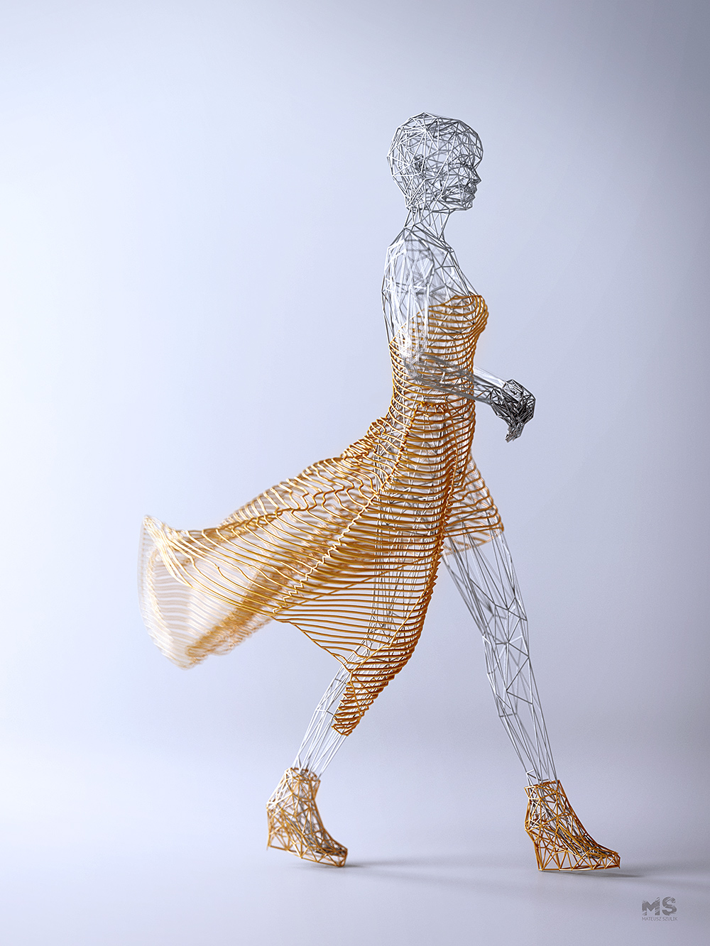 WIRES，fashion，female sex，animal，originality，