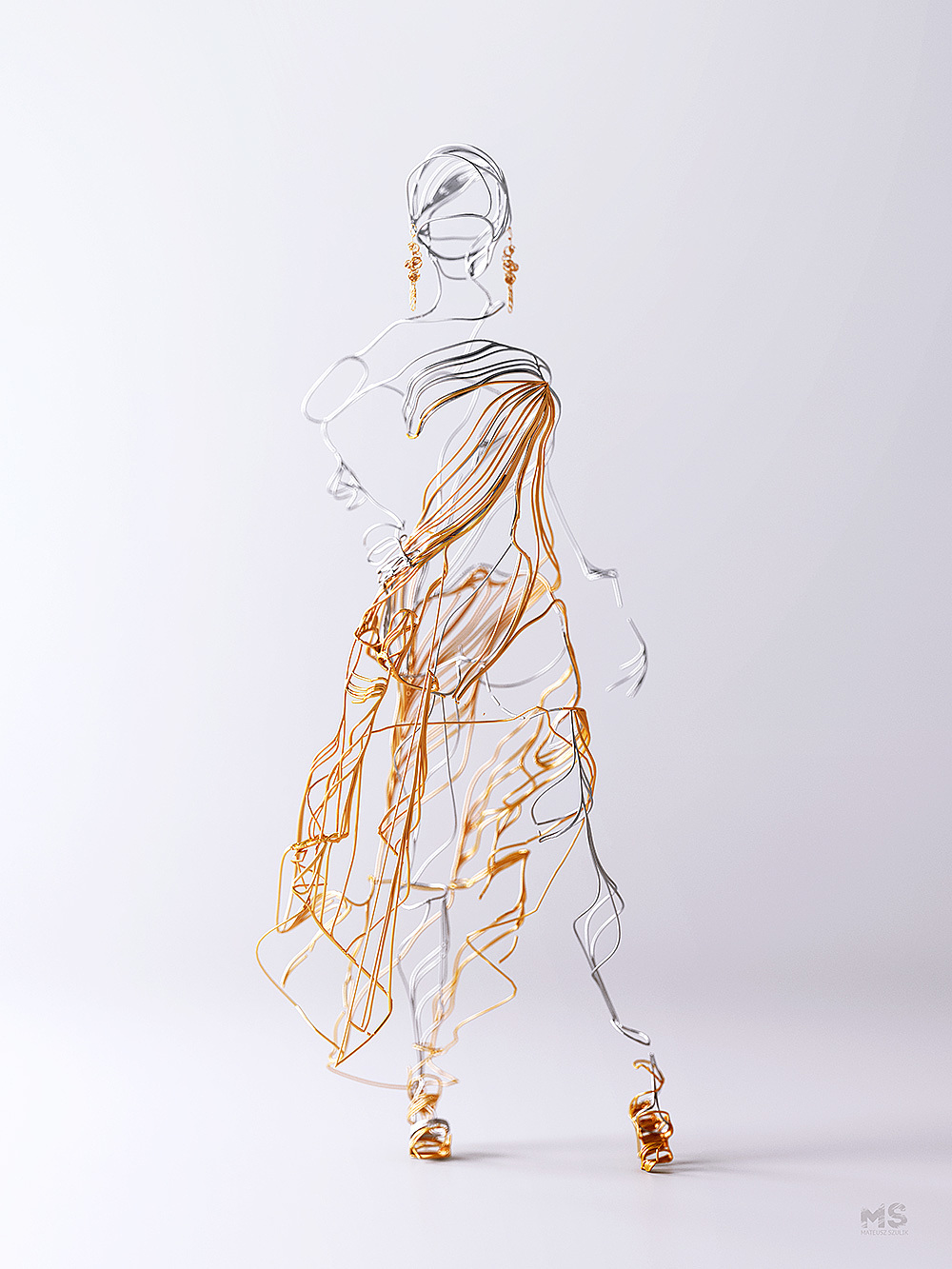 WIRES，fashion，female sex，animal，originality，