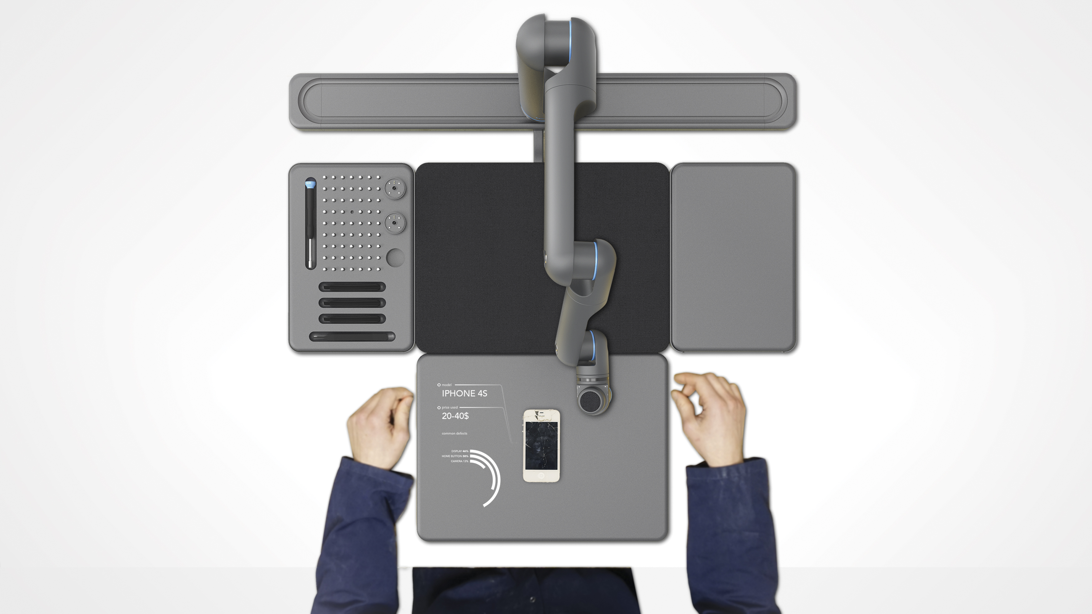 2018 red dot design concept award，Revive，Cooperative robot system，