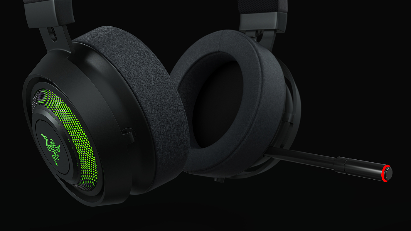 keyshot9，Thunder snake earphone，Headphones，Headphone rendering，industrial design，Digital intelligence，3C products，