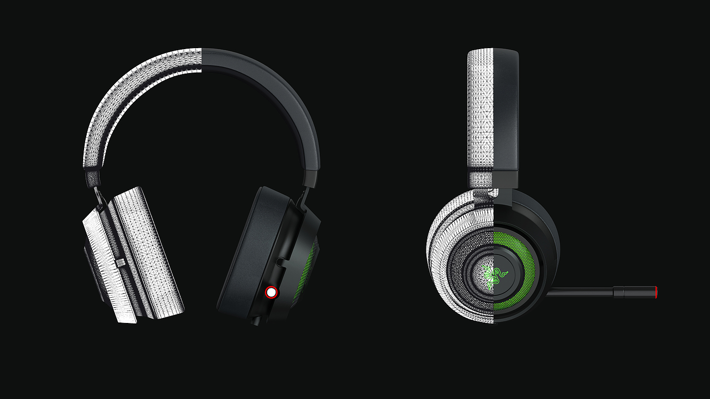 keyshot9，Thunder snake earphone，Headphones，Headphone rendering，industrial design，Digital intelligence，3C products，