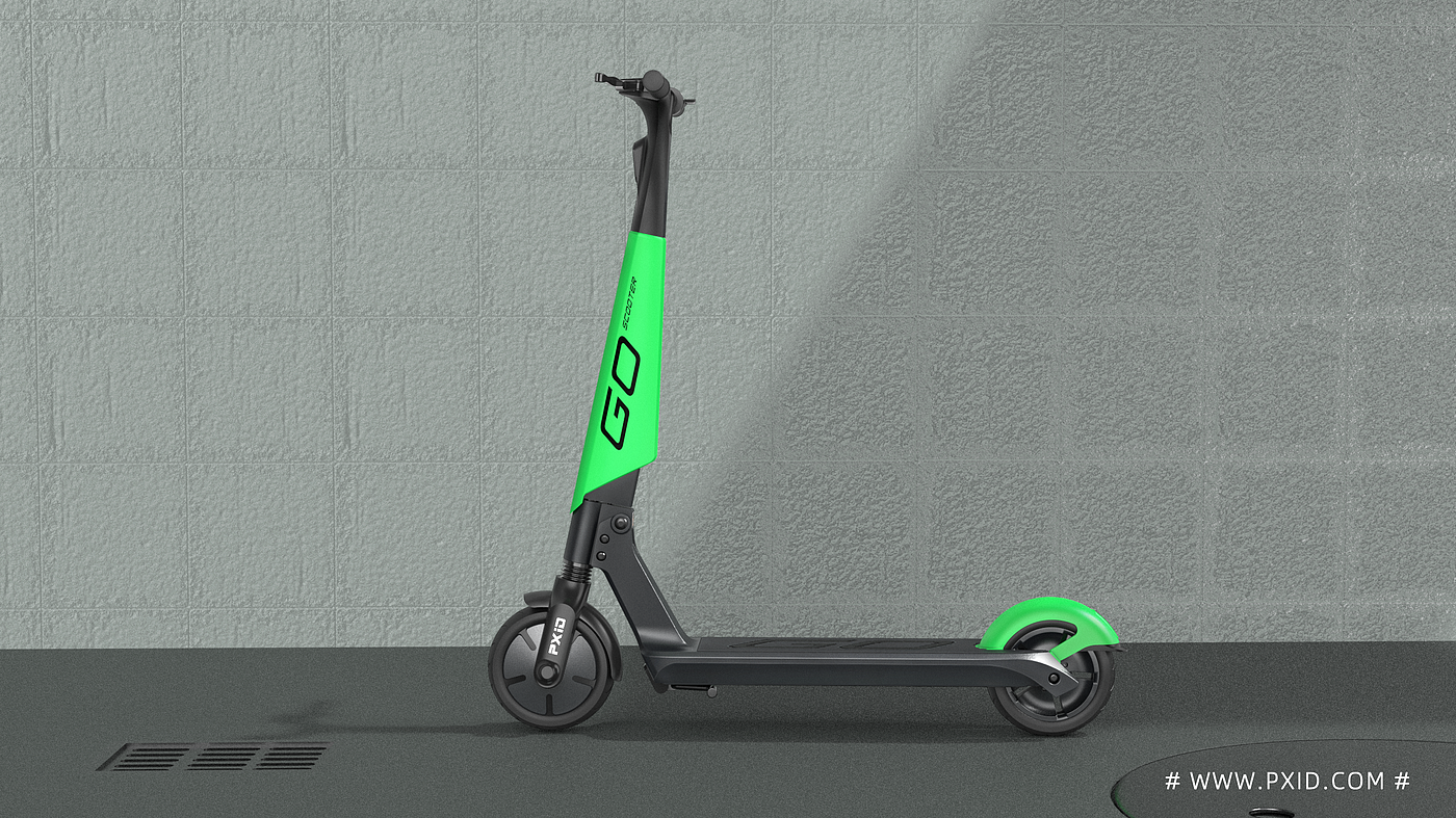 Shared scooter，Scooter，Electric scooter，Scooter design，Electric vehicle design，Vehicle design，industrial design，