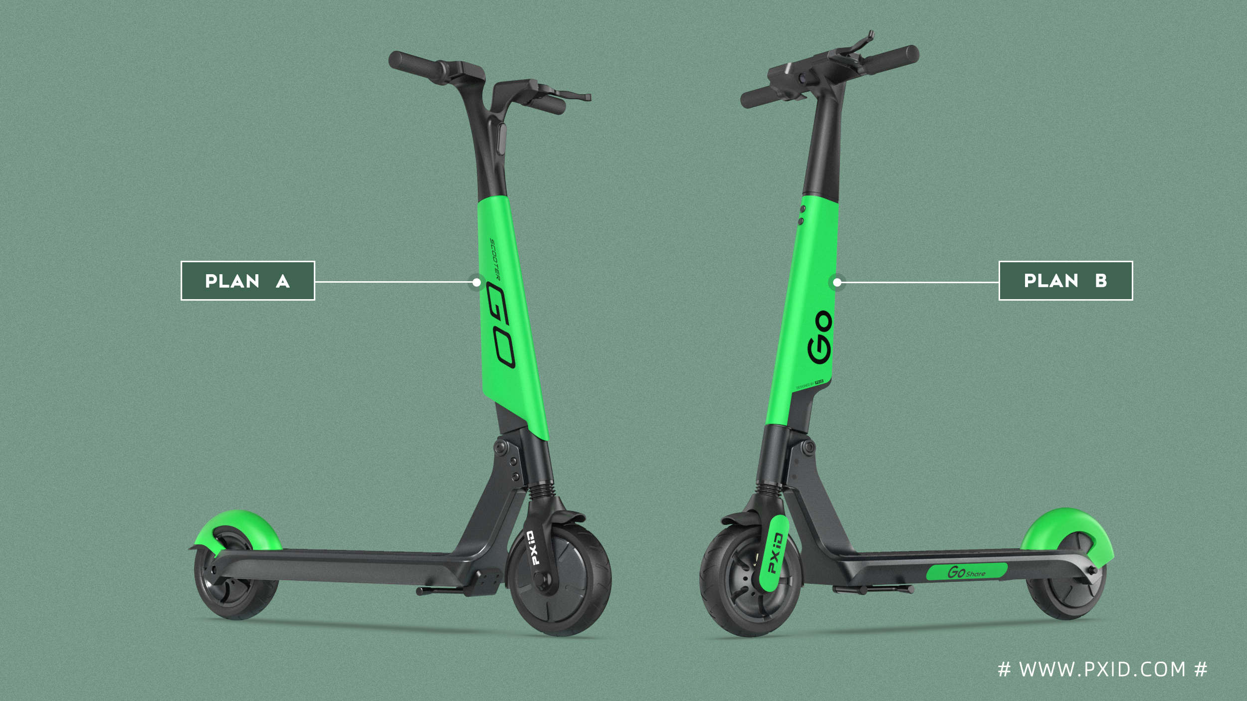 Shared scooter，Scooter，Electric scooter，Scooter design，Electric vehicle design，Vehicle design，industrial design，