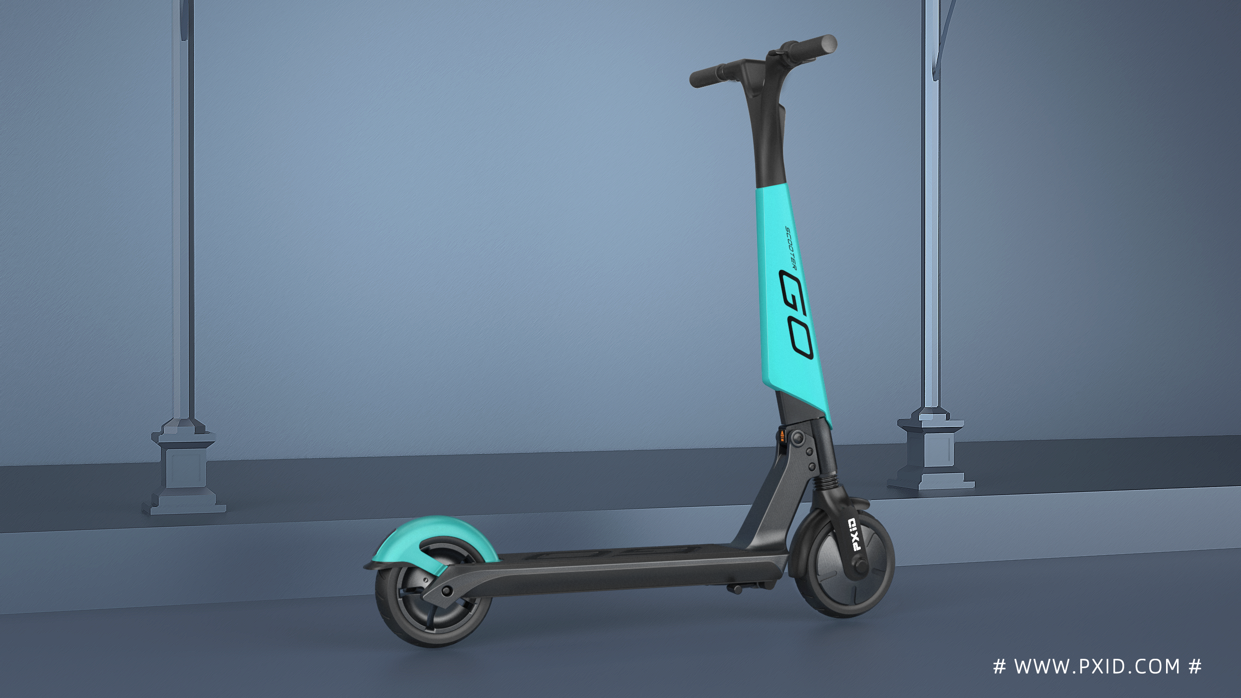 Shared scooter，Scooter，Electric scooter，Scooter design，Electric vehicle design，Vehicle design，industrial design，