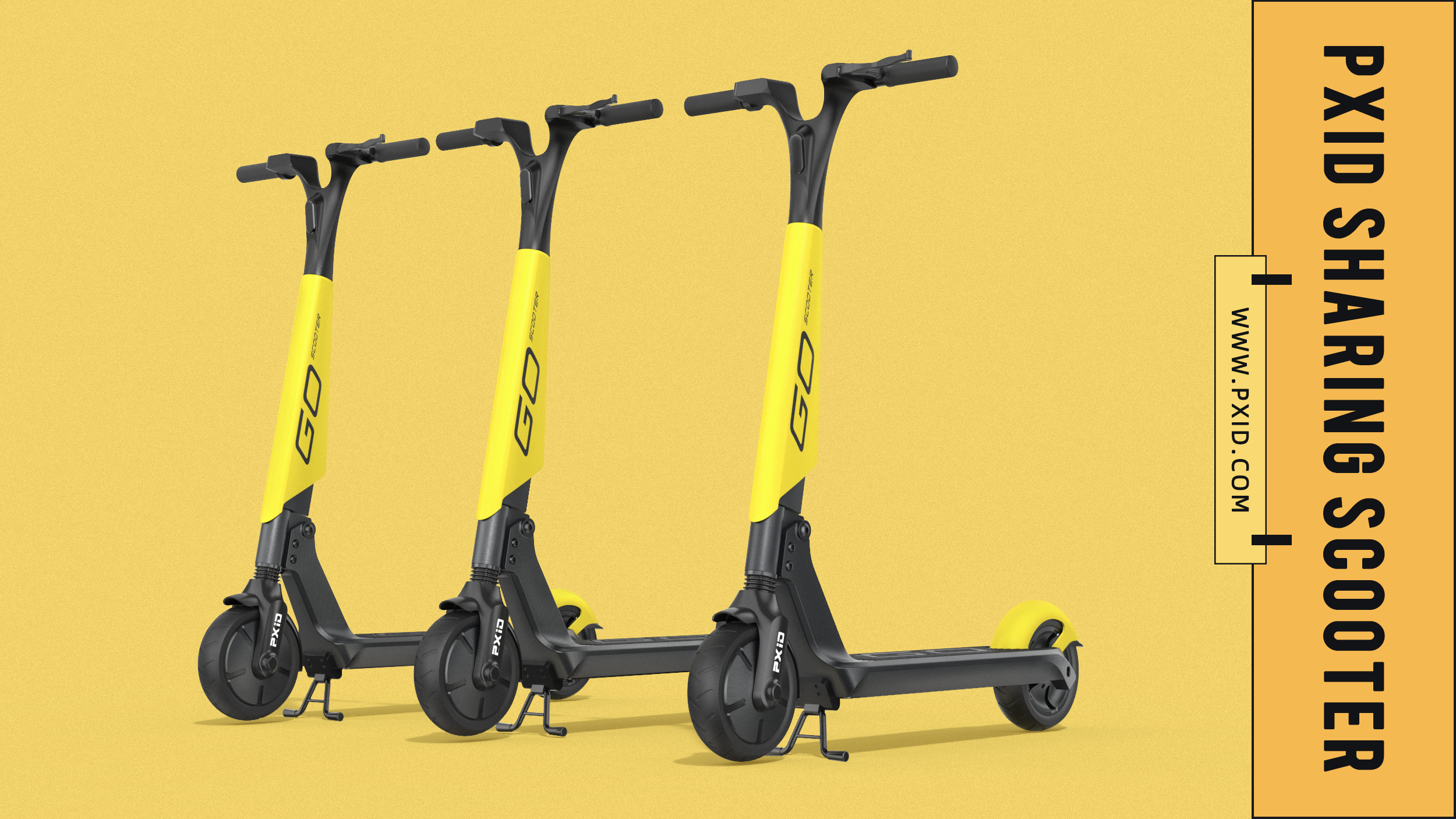 Shared scooter，Scooter，Electric scooter，Scooter design，Electric vehicle design，Vehicle design，industrial design，