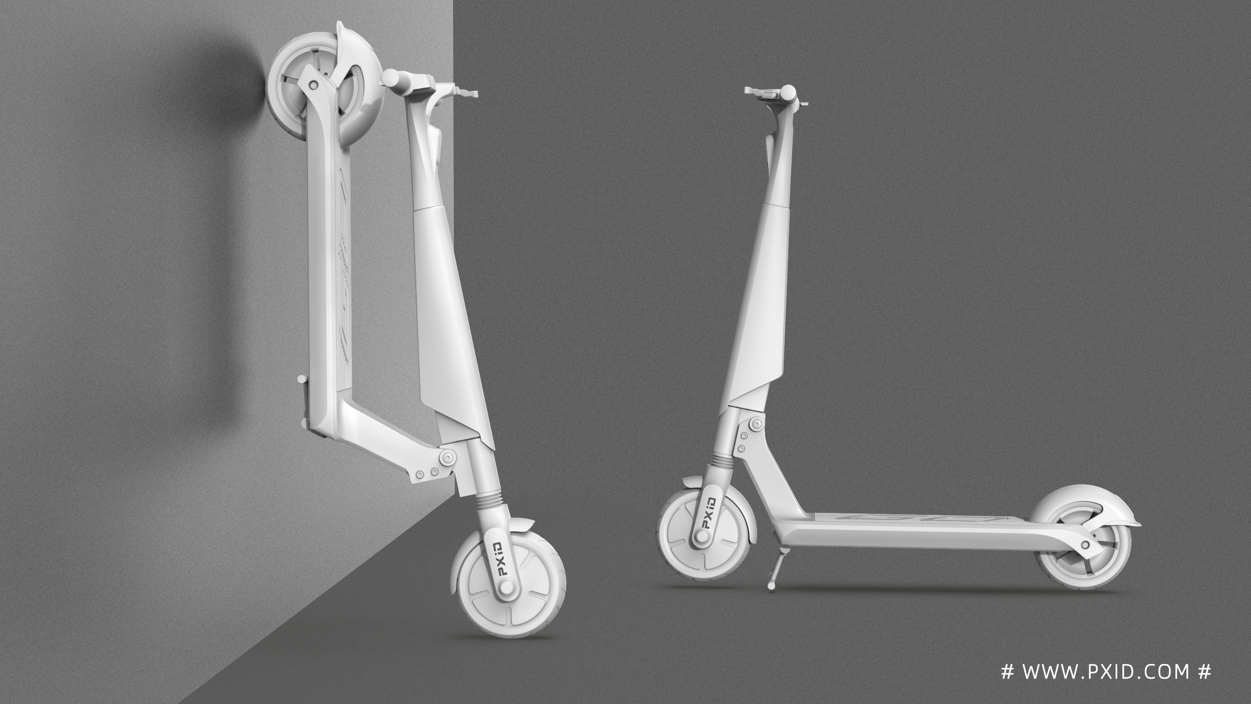 Shared scooter，Scooter，Electric scooter，Scooter design，Electric vehicle design，Vehicle design，industrial design，