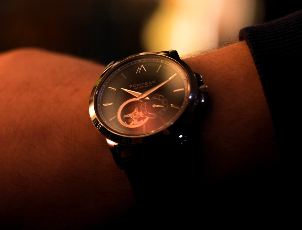 Pompeak，Wrist watch，Mechanical watch，