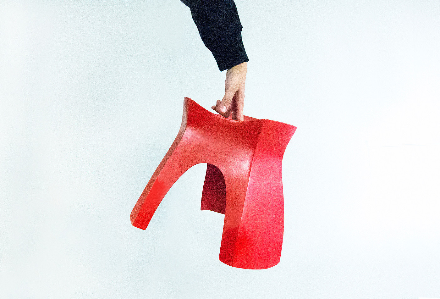 Jason Juan Lu，Yuan Stool，Round stool，gules，furniture design ，