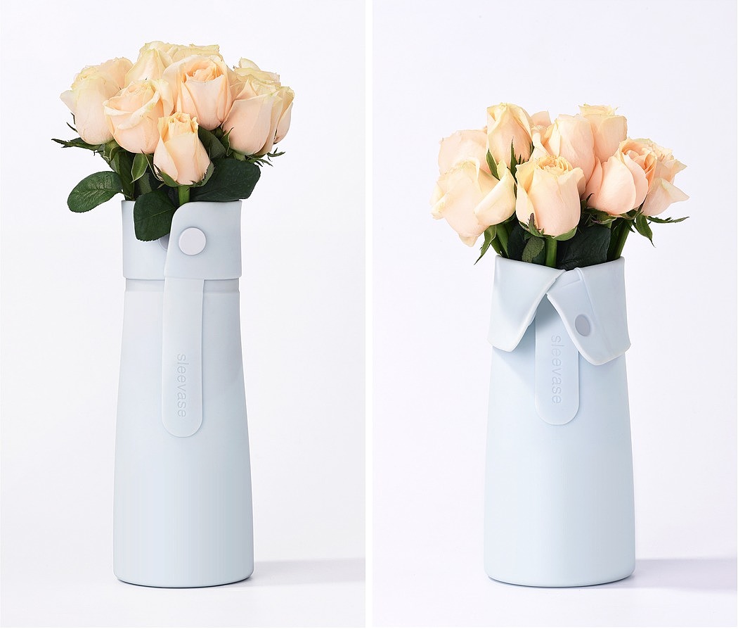 vase，white，Weihan He，Sleevase，