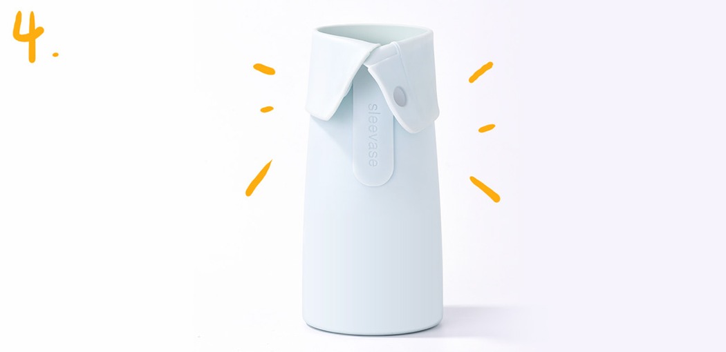 vase，white，Weihan He，Sleevase，