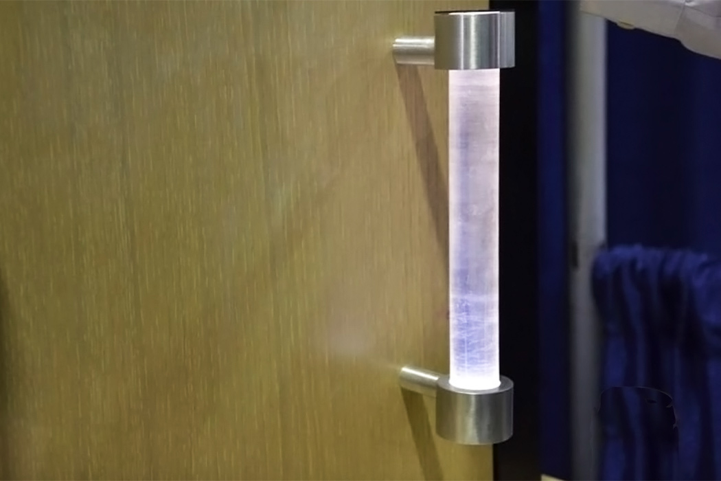 Door handle，disinfect，ultraviolet rays，virus，healthy，Glass，