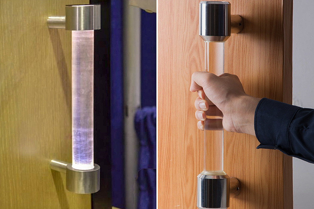 Door handle，disinfect，ultraviolet rays，virus，healthy，Glass，
