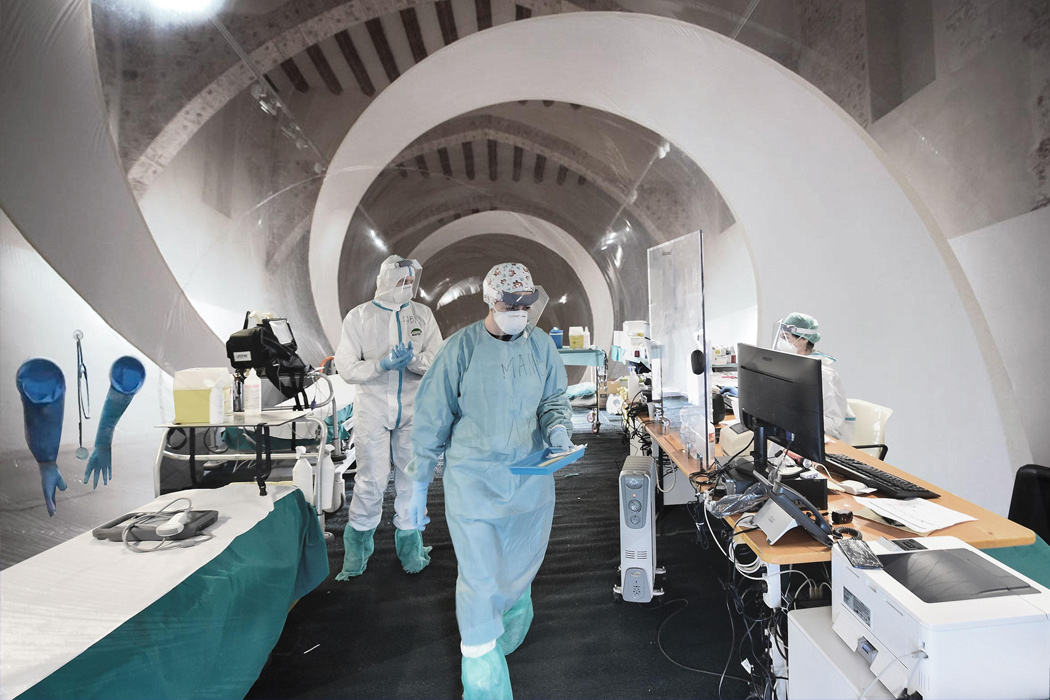 Tools and equipment，Bubble，transparent，air，epidemic situation，nursing，